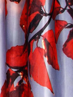 polyester long crush digital printed window curtain 2 -pieces - 16719158 - Standard Image - 2