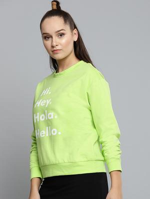 round neck graphic sweatshirt - 16719620 - Standard Image - 2