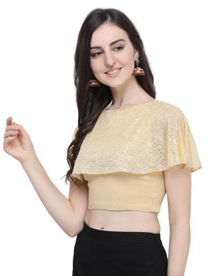 cape style solid blouse - 16719657 - Standard Image - 2