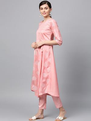 floral printed a-line kurta - 16719798 - Standard Image - 2