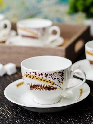 cup saucer set with floral design (set of 12 pcs) - 16720352 - Standard Image - 2