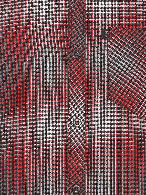 red printed casual shirt - 16721133 - Zoom Image - 5