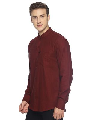 red self design casual shirt - 16721171 - Standard Image - 2