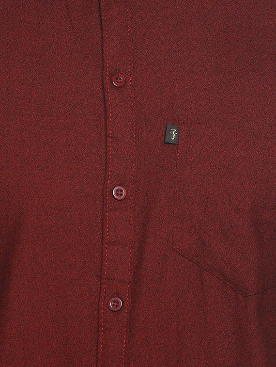 red self design casual shirt - 16721171 - Zoom Image - 5