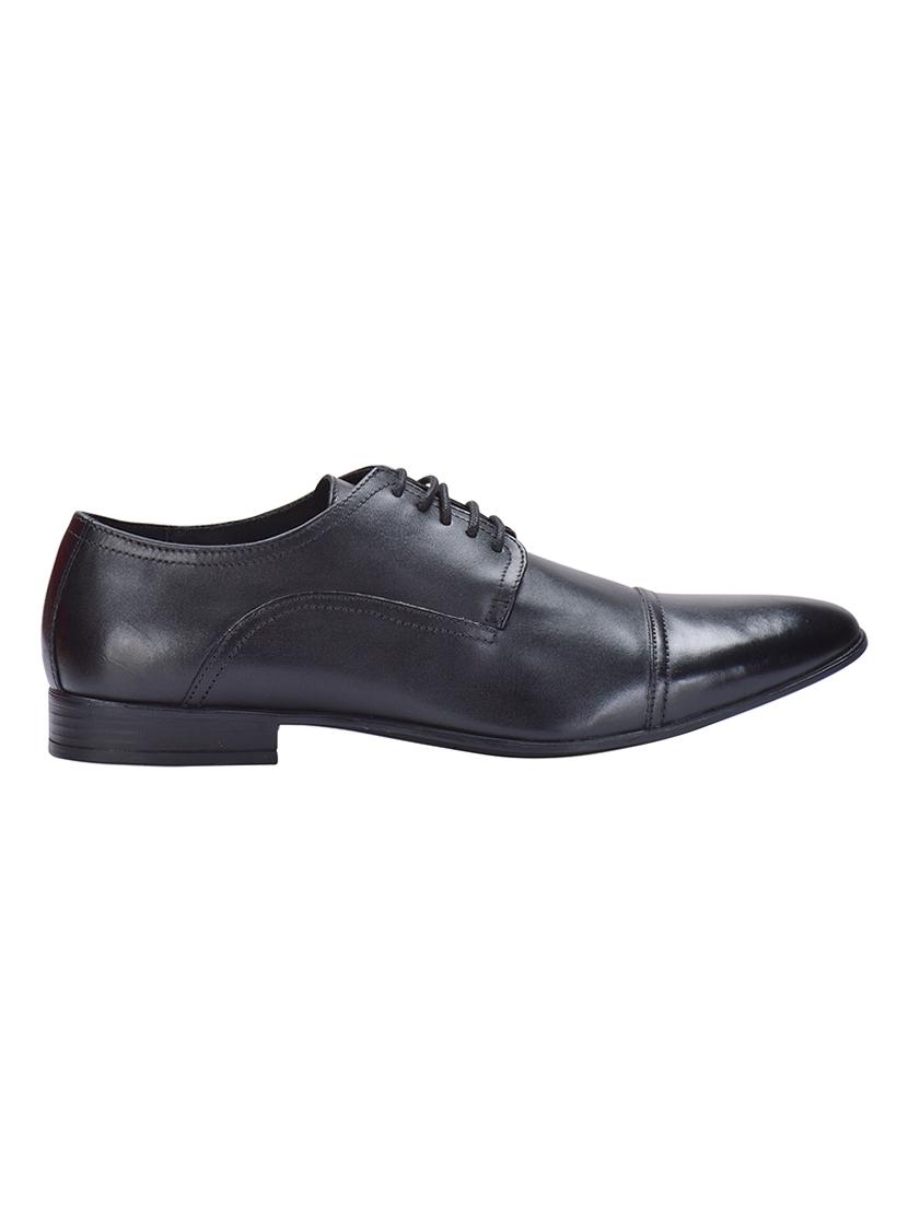 black leather lace-up derbys - 16721225 - Zoom Image - 2