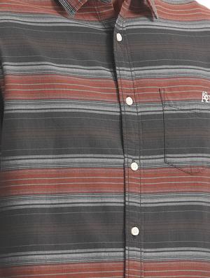 grey striped casual shirt - 16721328 - Standard Image - 5