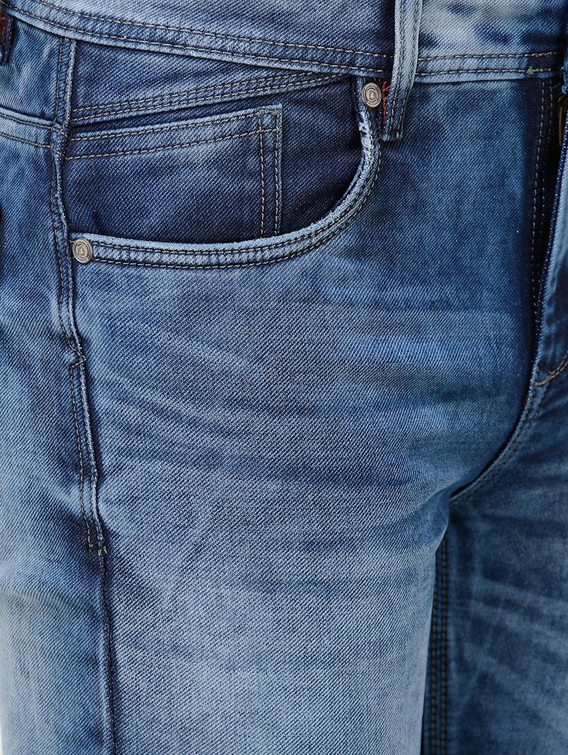 blue heavy washed jeans - 16721510 - Zoom Image - 5