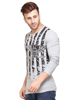 grey printed t-shirt - 16721606 - Standard Image - 2
