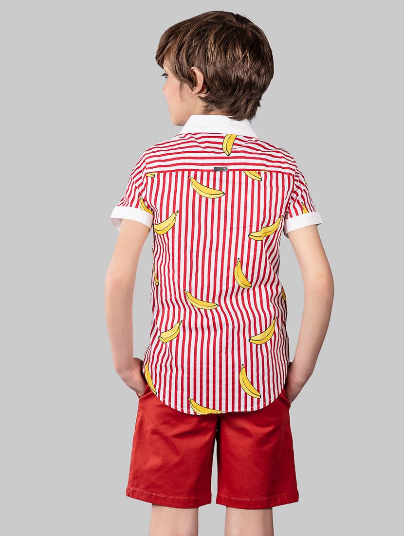 red cotton shirt - 16721756 - Zoom Image - 2