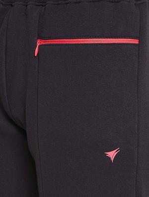 high rise solid track pant - 16721863 - Standard Image - 5