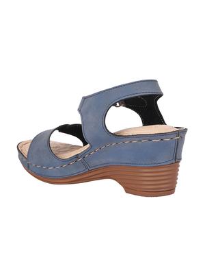 blue back strap sandals - 16722868 - Standard Image - 2