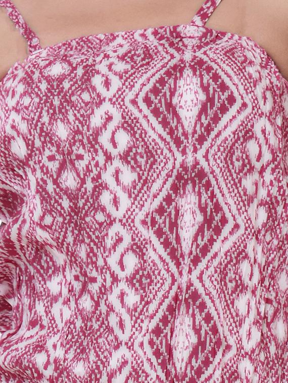 cami neck abstract print romper - 16723094 - Zoom Image - 5