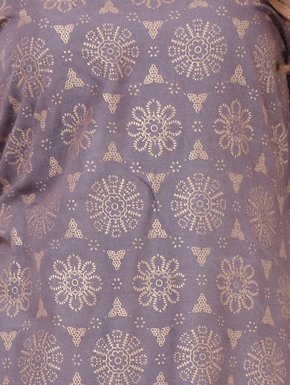 gold print straight kurta - 16723113 - Zoom Image - 5