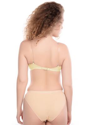 detachable strap bra with laced panty set - 16724338 - Standard Image - 2