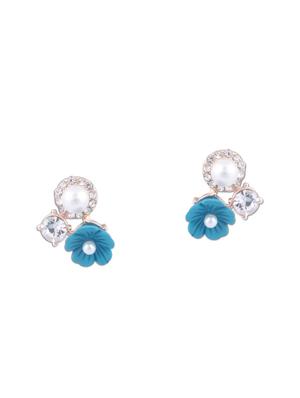red metal studs earring - 16724726 - Standard Image - 2
