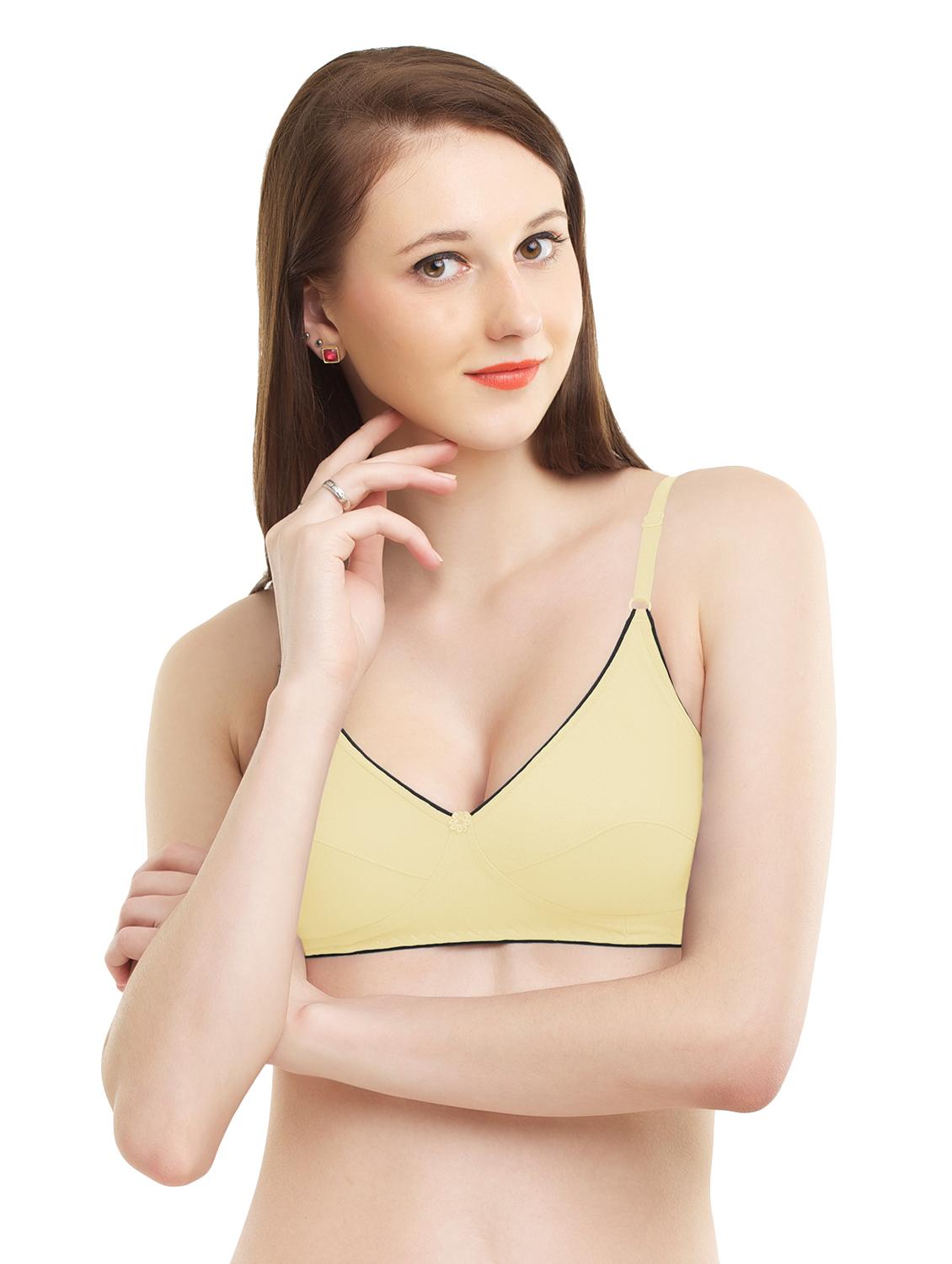 set of 2 lightly padded floral patch bra - 16724809 - Zoom Image - 2