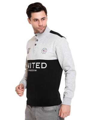 black chest printed sweatshirt - 16724891 - Standard Image - 2