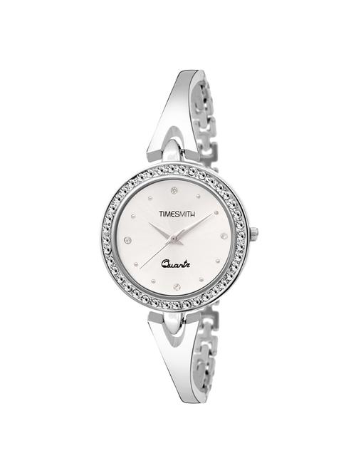 timesmith white dial silver stainless steel strap analog watch for women tsc-062ktd1 - 16724983 - Standard Image - 1