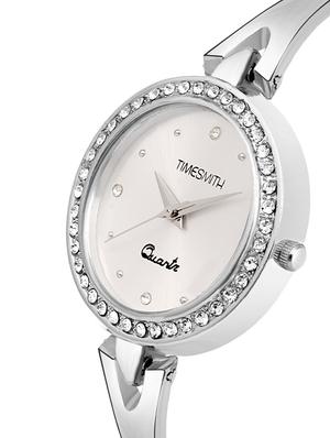 timesmith white dial silver stainless steel strap analog watch for women tsc-062ktd1 - 16724983 - Standard Image - 2