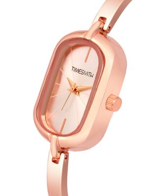 timesmith white dial gold stainless steel strap analog watch for women tsc-066ktd1 - 16724987 - Standard Image - 2