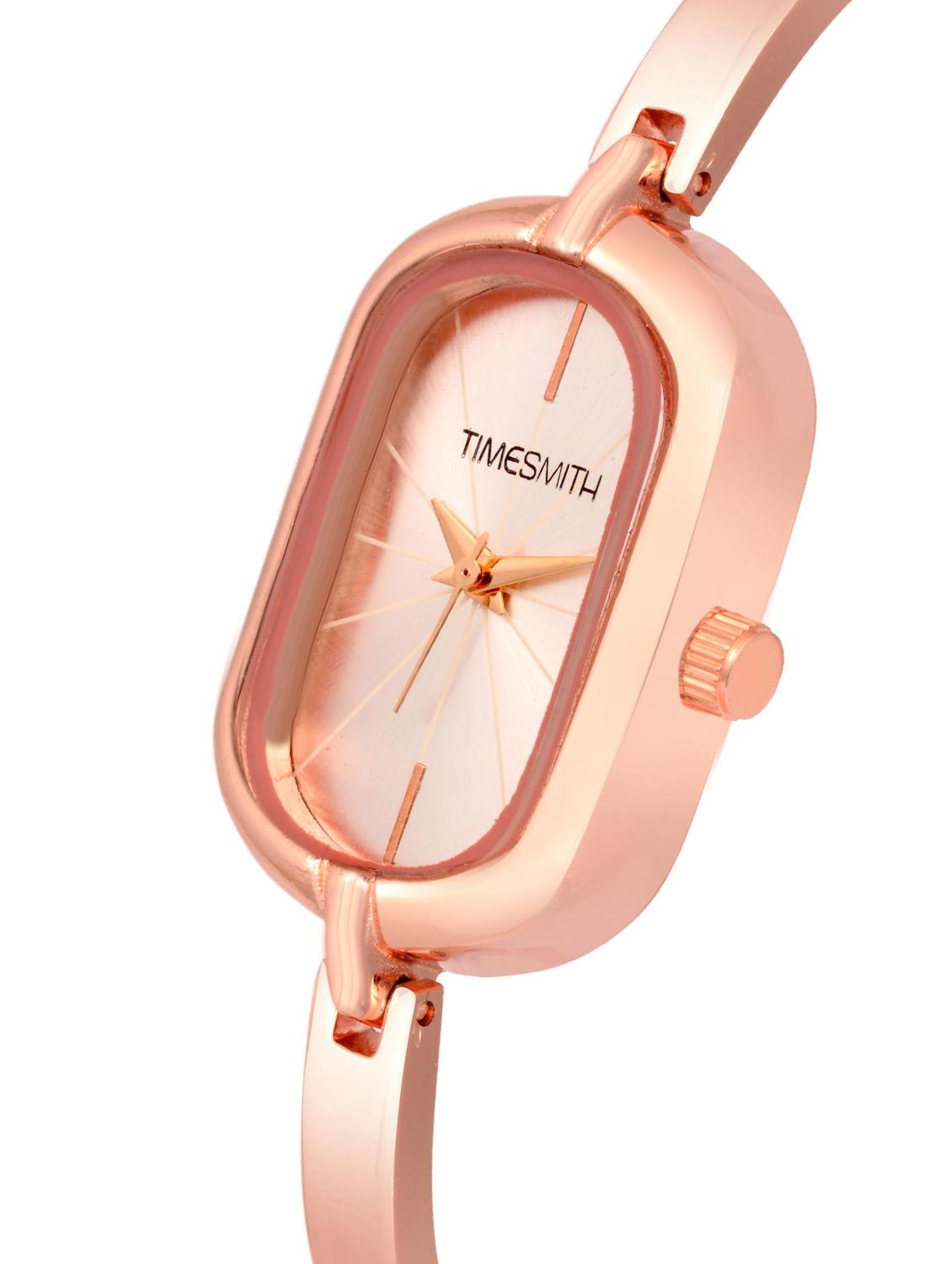 timesmith white dial gold stainless steel strap analog watch for women tsc-066ktd1 - 16724987 - Zoom Image - 2