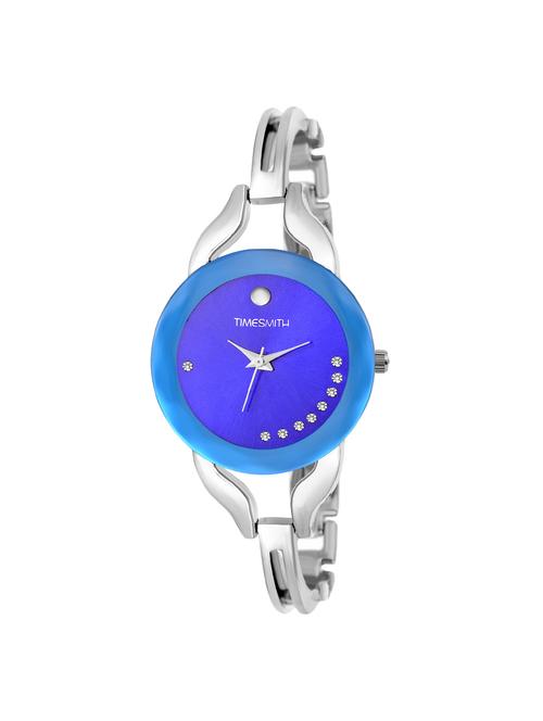 timesmith blue dial silver stainless steel analog watch for women tsc-095 ktd1 - 16724993 - Standard Image - 1