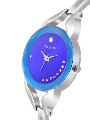 timesmith blue dial silver stainless steel analog watch for women tsc-095 ktd1 - 16724993 - Standard Image - 2