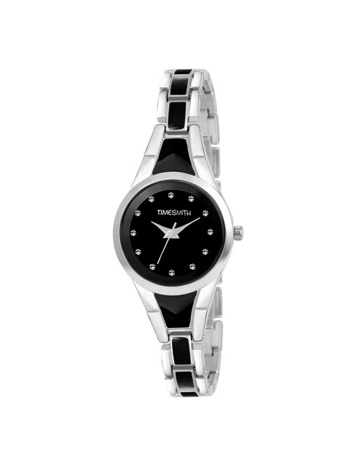 timesmith black dial silver stainless steel analog watch for women tsc-096 ktd1 - 16724994 - Standard Image - 1