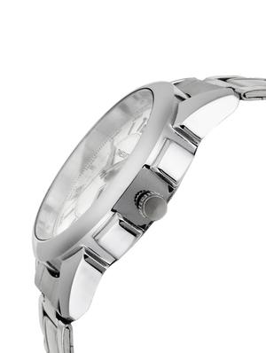 timesmith white dial silver stainless steel metal strap genuine premium branded day date analog watch for men tsc-025ktd1 - 16725159 - Standard Image - 2