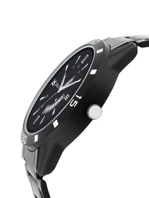 timesmith black dial black stainless steel analog watch for men tsc-043ktd1 - 16725182 - Standard Image - 2