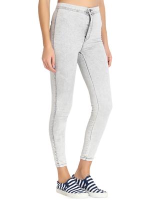 high rise stone washed jeans - 16725692 - Standard Image - 2