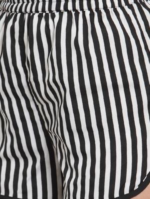 high rise striped shorts - 16725880 - Standard Image - 5