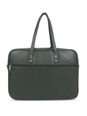 green leatherette laptop laptop bag - 16726211 - Standard Image - 2