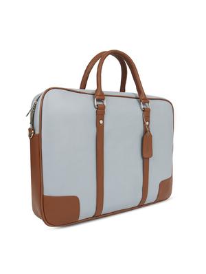 blue leatherette laptop laptop bag - 16726215 - Standard Image - 5