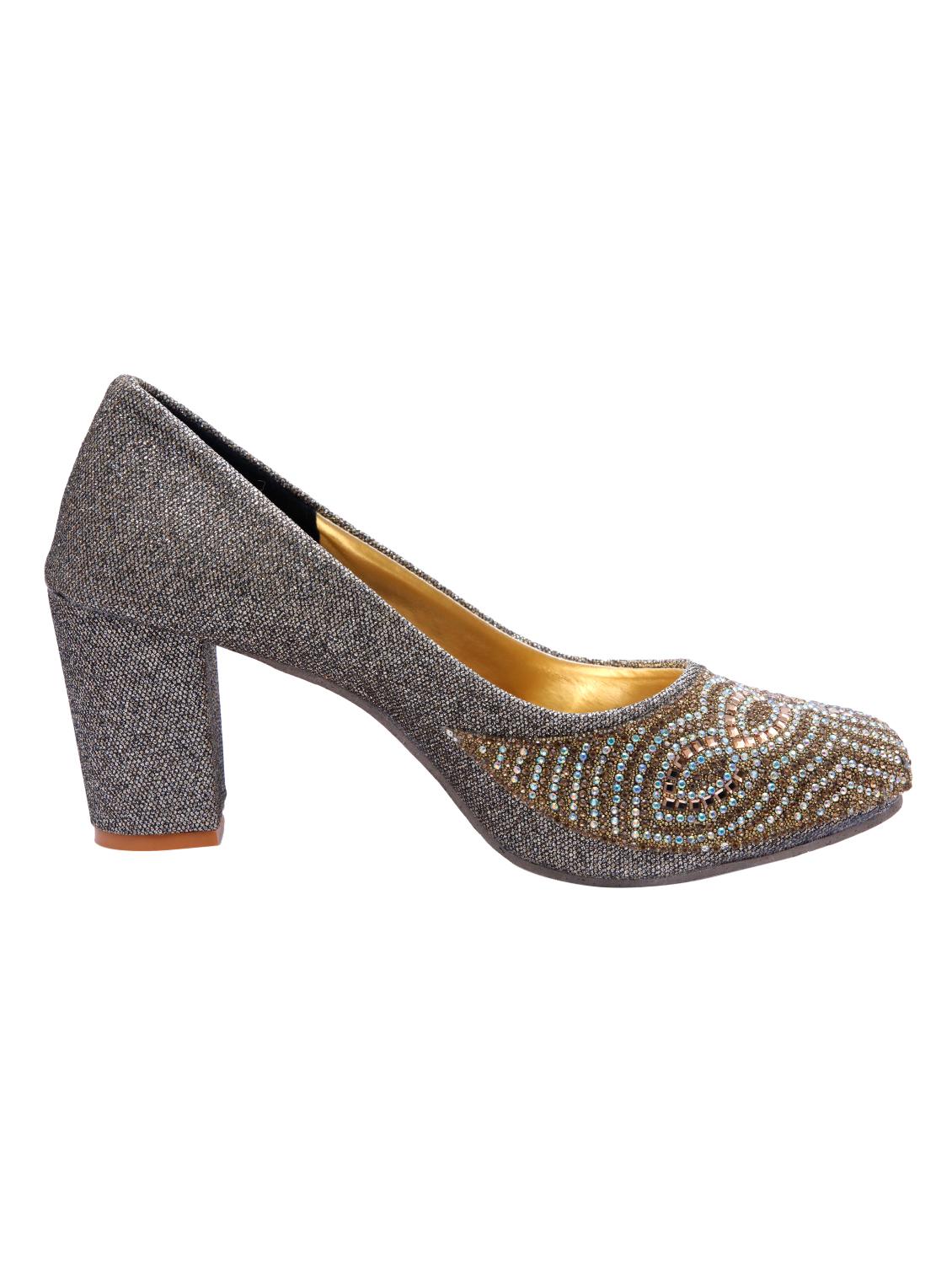 metallic slip on pumps - 16726444 - Zoom Image - 2