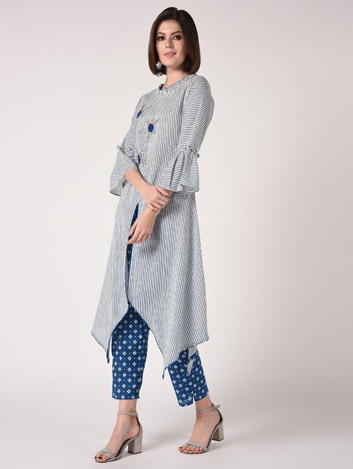 striped kurta pant set - 16728275 - Standard Image - 1