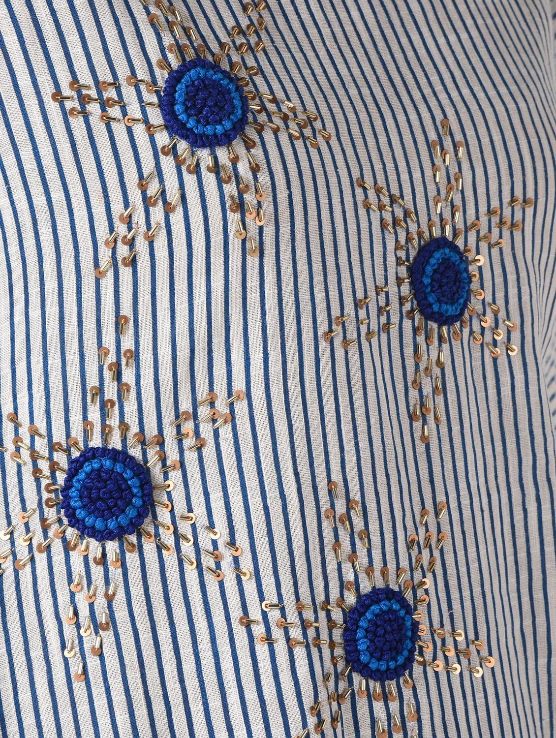 striped kurta pant set - 16728275 - Zoom Image - 5