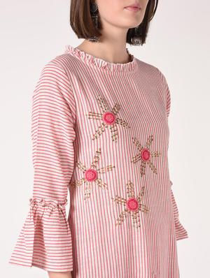 striped kurta pant set - 16728276 - Standard Image - 5