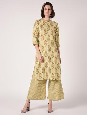 floral kurta palazzo set - 16728278 - Standard Image - 2