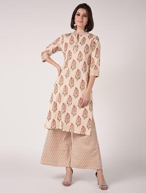 floral kurta palazzo set - 16728279 - Standard Image - 2
