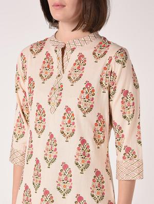 floral kurta palazzo set - 16728279 - Standard Image - 5