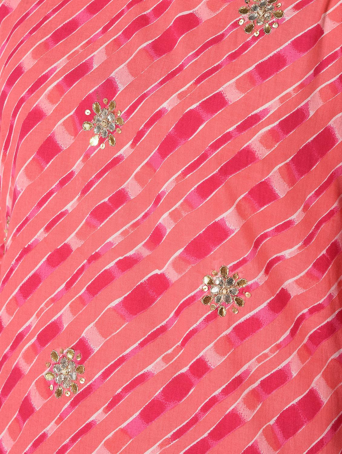 printed kurta palazzo set - 16728281 - Zoom Image - 5