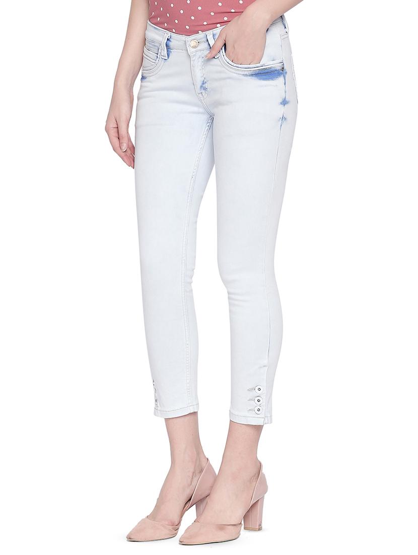 stone washed skinny fit jeans - 16729850 - Zoom Image - 2