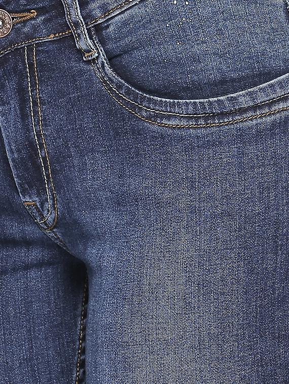 stone washed skinny fit jeans - 16729852 - Zoom Image - 5