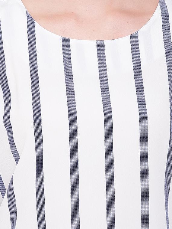 bishop sleeved striped top - 16730486 - Zoom Image - 5