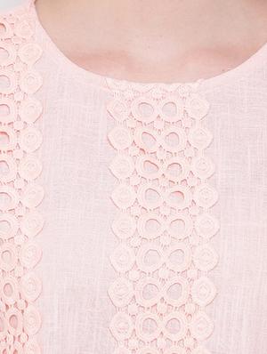 lace detail bell sleeved top - 16730510 - Standard Image - 5