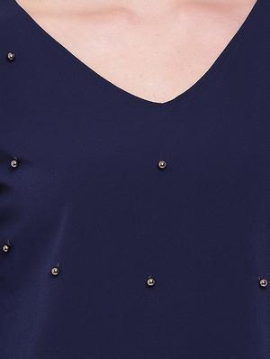 pearl embellished bell sleeved top - 16730604 - Standard Image - 5