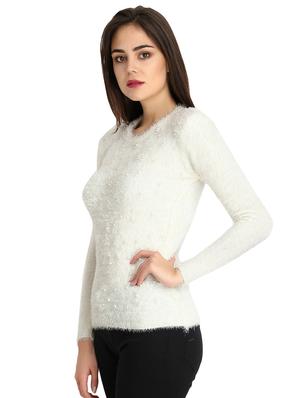 round neck embellished pullover - 16730822 - Standard Image - 2