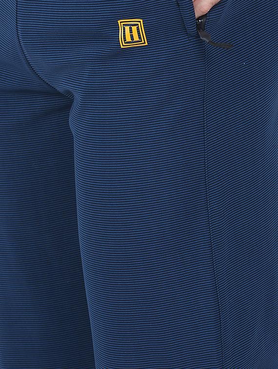 dark blue striped ankle length track pant - 16730999 - Zoom Image - 5