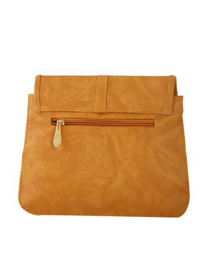 tan leatherette regular sling bag - 16731027 - Standard Image - 2